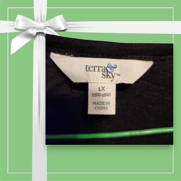 Women's Black Blouse - Picture 4 of 5